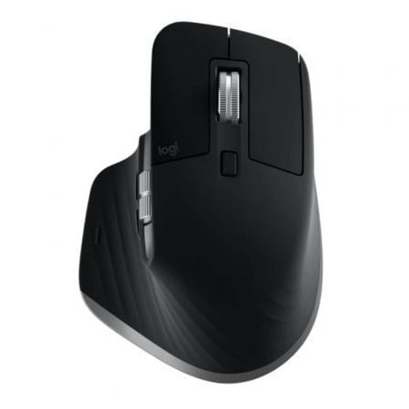 Logitech MX Master 3S Bluetooth Wireless Rato ergonômico para Mac/Bateria recarregável/Até 8000 DPI/Cinza espacial