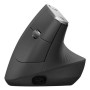 Rato ergonómico sem fios Logitech Vertical MX Bluetooth / Bateria recarregável / Até 4000 DPI