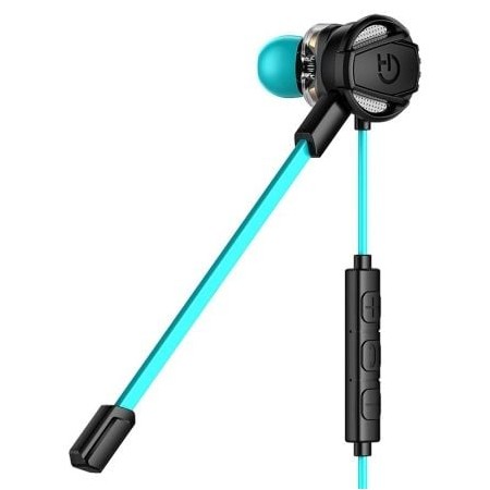 Fones de ouvido para jogos com microfone Hiditec Taiko/ Jack 3.5/ Azul