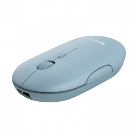 Mouse ambidestro Trust Puck RF sem fio + Bluetooth 1600 DPI