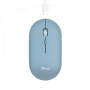 Mouse ambidestro Trust Puck RF sem fio + Bluetooth 1600 DPI