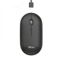 Mouse Trust Puck RF ambidestro sem fio + Bluetooth óptico 1600 DPI