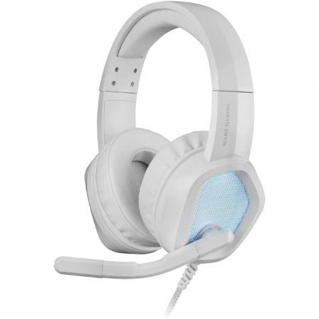 Fones de ouvido para jogos com microfone Mars Gaming MH320/ Jack 3.5/ Branco