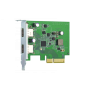 QNAP QXP-10G2U3A Placa de interface USB 3.2 Gen 2 (3.1 Gen 2) interna e adaptador