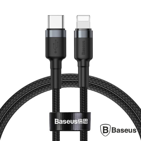 Cabo Usb-C Pd Macho P/ Lightning 3.0 Macho Cafule 1M Baseus