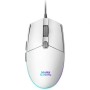 Rato Gaming MMGW Mars Gaming/ Até 3200 DPI/ Branco