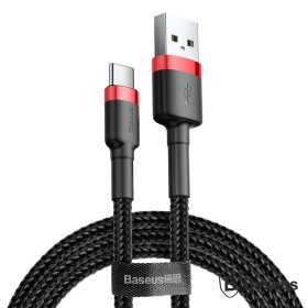 Cabo Usb-A Macho P/ Usb-C Macho 3M Cafule Baseus Cabo Usb-A Macho P/ Usb-C Macho 3M Cafule Baseus