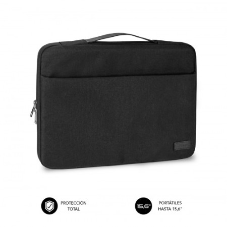 Subblim elegante bolsa para laptop 15,6" preta