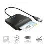 Leitor de cartão inteligente Trust Primo Interior Black CardBus+USB 2.0