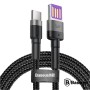 Cabo Usb Hw Qc /  Usb-C 5A 1M 40W Preto Baseus