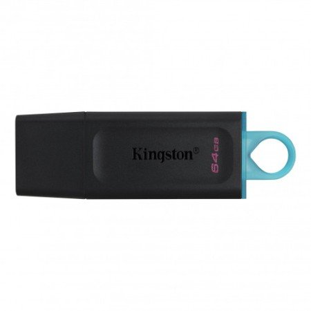 KINGSTON 64GB USB3.2 GEN 1 DATATRAVELER EXODIA (PRETO + TEAL)