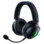 Fones de ouvido Razer Kraken V3 Pro sem fio e com fio para o pescoço para jogos USB tipo A preto