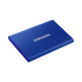SSD Portátil Samsung T7 1000 GB Azul