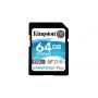 Kingston Technology Canvas Go! Mais memória flash 64 GB SD UHS-I Classe 10