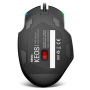 Krom Keos mouse USB tipo A Ótico 6400 DPI mão direita