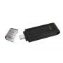 Kingston Technology DataTraveler 70 USB Flash Drive 128 GB USB Type-C 3.2 Gen 1 (3.1 Gen 1) Preto