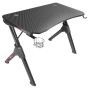 Mesa de jogos Mars Gaming MGD CARBON FIBER preta