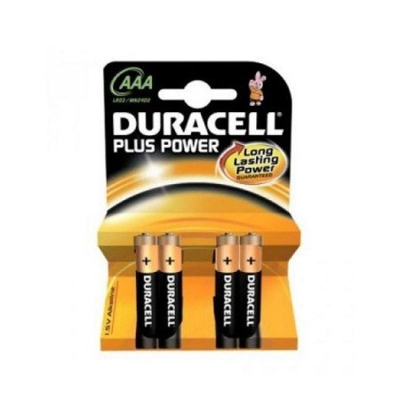 Bateria alcalina Duracell Plus Power LR3 AAA Pack-4