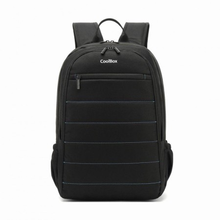 Mochila para laptop Coolbox 15,6" preta - à prova d'água