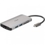 Hub USB-C D-Link DUB-M810 8 em 1 HDMI/Eth/CardRead