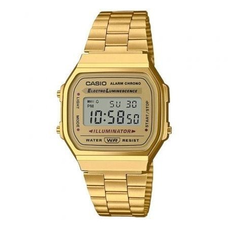 Relógio digital icônico vintage Casio A168WG-9EF/ 38 mm/ dourado