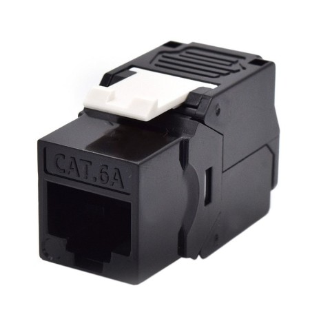 WP Keystone Cat. 6a UTP RJ45/Fêmea Preto