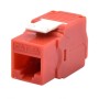 WP Keystone Cat. 6a UTP RJ45/Vermelho Fêmea