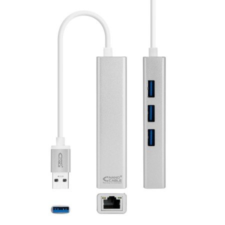 Nanocabo USB 3.0 Ethernet + Conversor 3xUSB 3.0