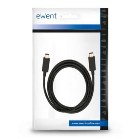Cabo de carregamento rápido Ewent USB-C 60 W 10 Gbps, 4 K 1 m