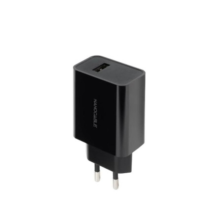 Nanocabo Carregador 1 x USB 5V-2.1A Preto