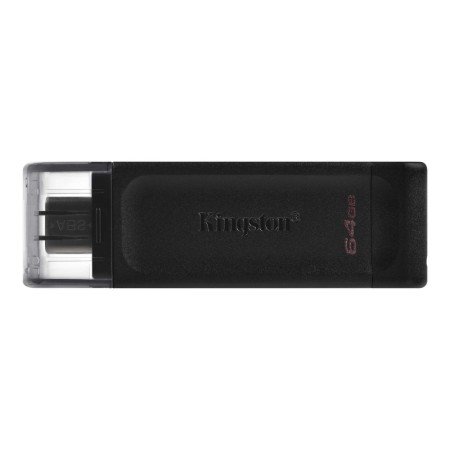 Kingston DataTraveler DT70 64GB USB C 3.2 Preto