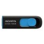 Caneta Usb ADATA UV128 64GB USB 3.2 Preto/Azul