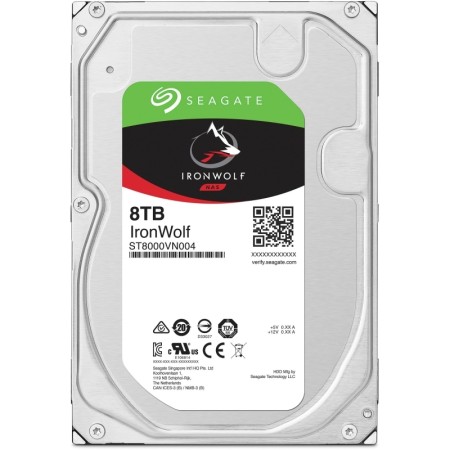 Seagate IronWolf NAS ST8000VN004 8TB 3,5" SATA3