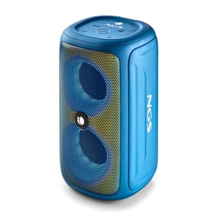 NGS PORTABLE SPEAKER BT RGB IPX5 ROLLERBEASTAZURE