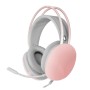 Fones de ouvido MARSGAMING MH-GLOW PC/PS4-5/xbox rosa