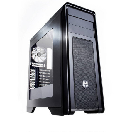 Gabinete NOX Hummer ZX ATX Mid-Tower com janela preta