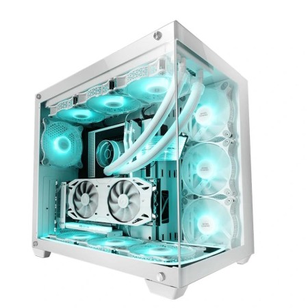 Estojo MARS GAMING E-ATX MCV4 XXL PREMIUM Branco