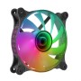 Ventilador MARS GAMING ARGB MF-3D preto