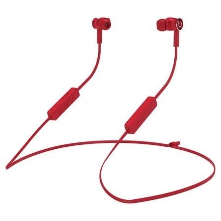 Hiditec Aken INT010000 Fones de ouvido intra-auriculares sem fio/com microfone/Bluetooth/vermelho