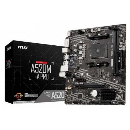 Placa-mãe MSI A520M-A PRO mATX AM4