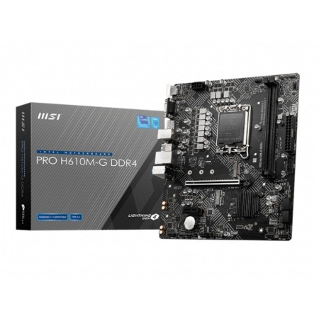 Placa-mãe MSI PRO H610M-G DDR4 mATX 1700