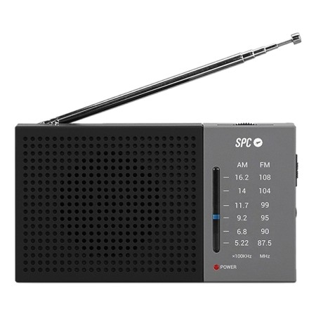 Rádio SPC Jetty Lite AM/FM cinza