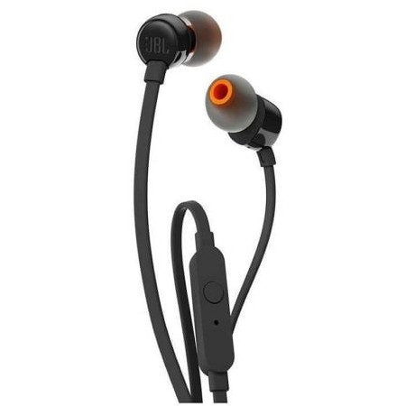 Fones de ouvido intra-auriculares JBL Tune 110/com microfone/conector 3.5/preto