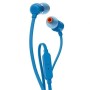 Fone de ouvido intra-auricular JBL Tune 110/com microfone/conector 3.5/azul