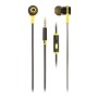 Fones de ouvido intra-auriculares NGS Cross Rally/com microfone/Jack 3.5/Preto e amarelo