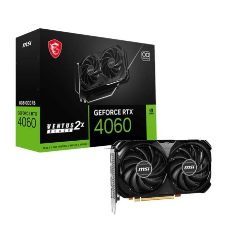 MSI VGA NVIDIA RTX 4060 VENTUS 2X PRETO 8G OC