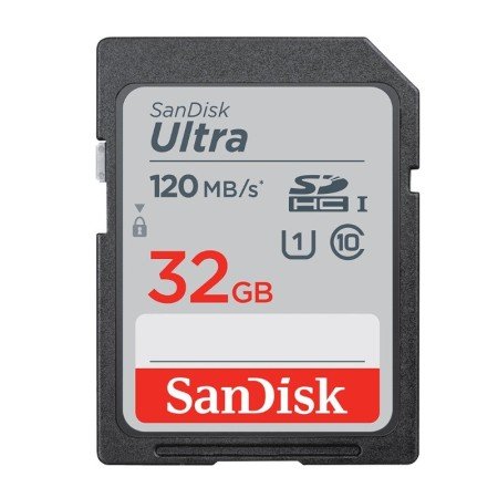 Cartão de memória SDHC SanDisk Ultra 32GB 120MB/s