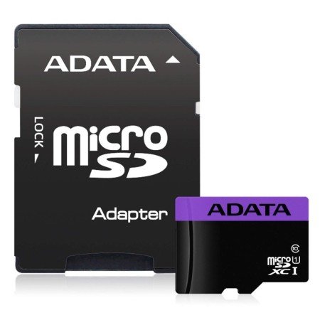 ADATA MicroSDHC 16GB UHS-I CLASSE10 com adaptador