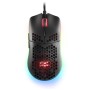 Mouse ultraleve Mars Gaming MMAX 12400DPI preto