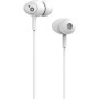 Fones de ouvido intra-auriculares Sunstech Pops/com microfone/Jack 3.5/Branco